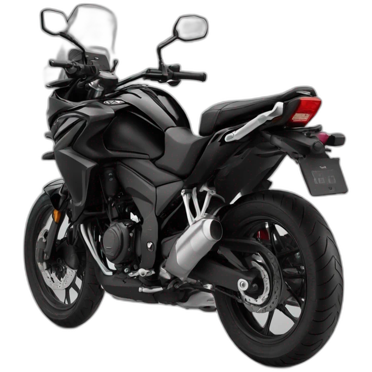 Honda cb500x color black emoji