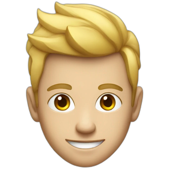 Portrait Super hero with thumbs up and shirt logo emoji