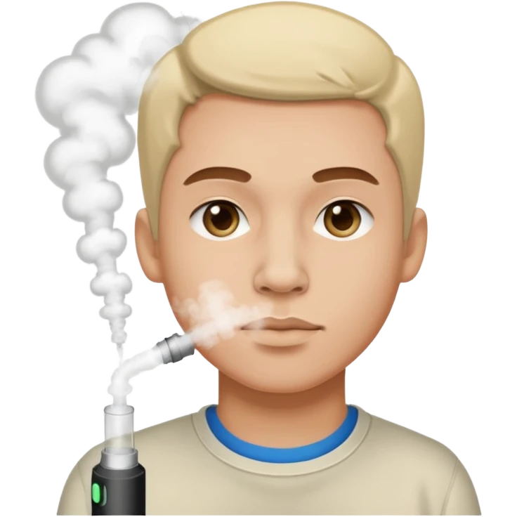 face with steam from nose vape emoji