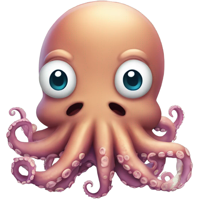   A fat octopus ￼ emoji