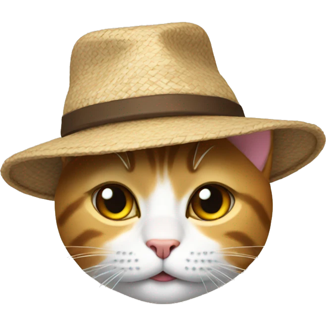 Katze mit Hut  emoji