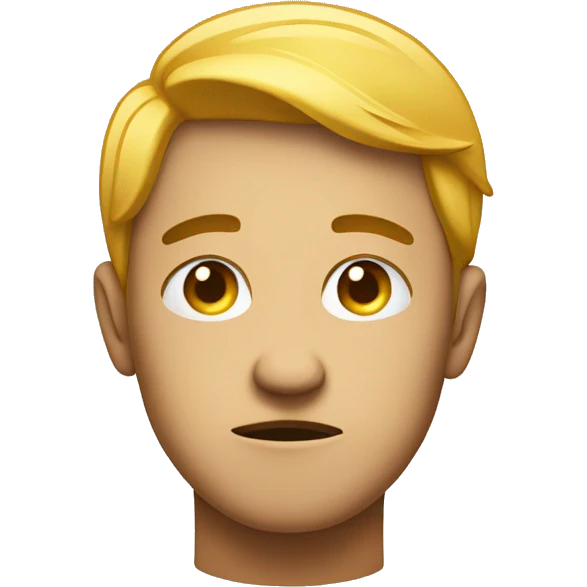 Expressionless face giving side eye from side view emoji emoji