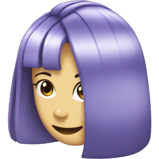 Hair clip emoji