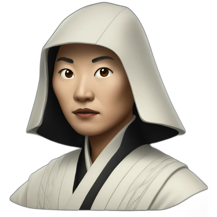 hyperrealist asian sith emoji