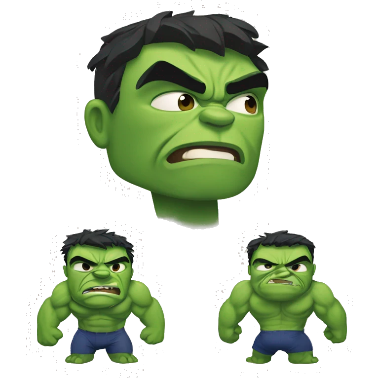 Hulk sorprendido emoji