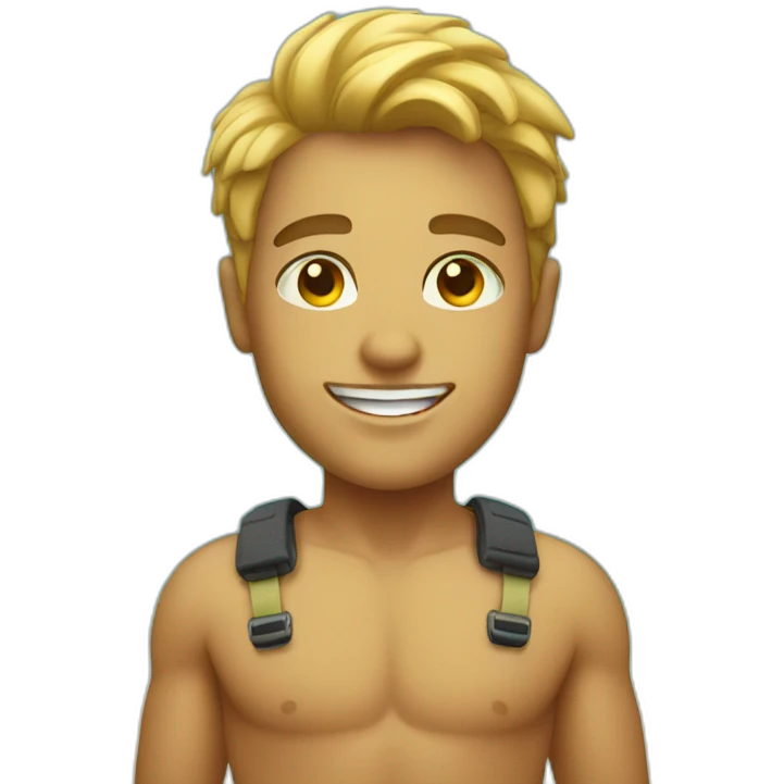 Beach boy emoji