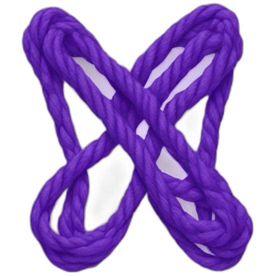 purple thread emoji