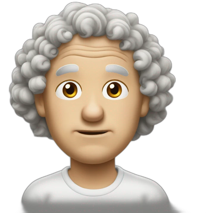 Curly of the three stooges emoji