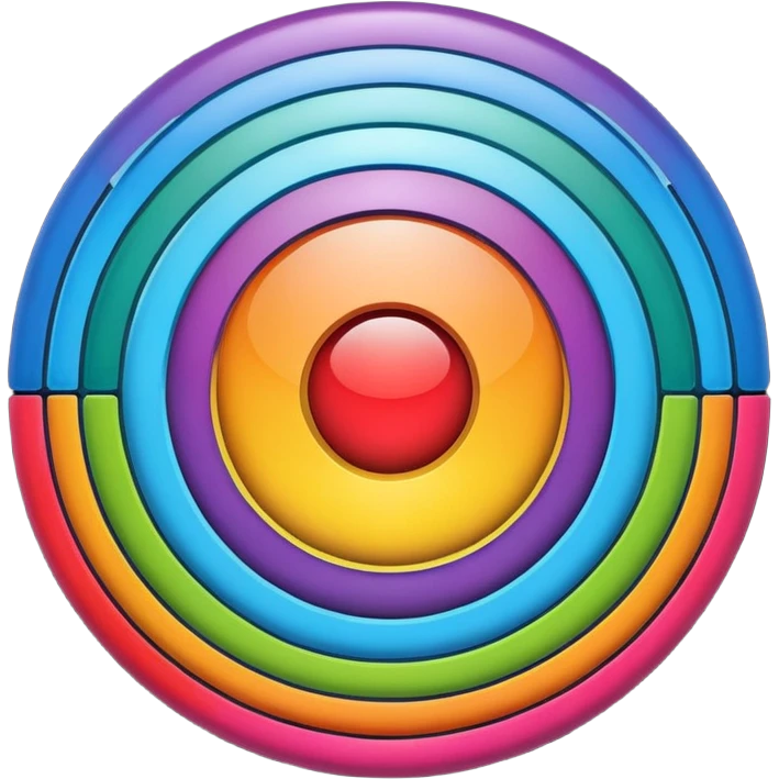 The TV Globo logo represents the Earth viewed through a television screen, symbolizing the global reach of television, with its iconic design featuring concentric circles and a central cutout, evolving over time with different colors as a rainbow emoji