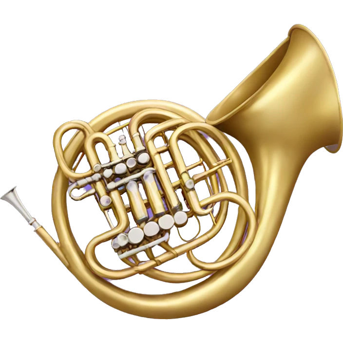 french horn PURPLE emoji