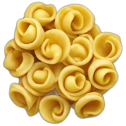 Plate with Tortellini emoji