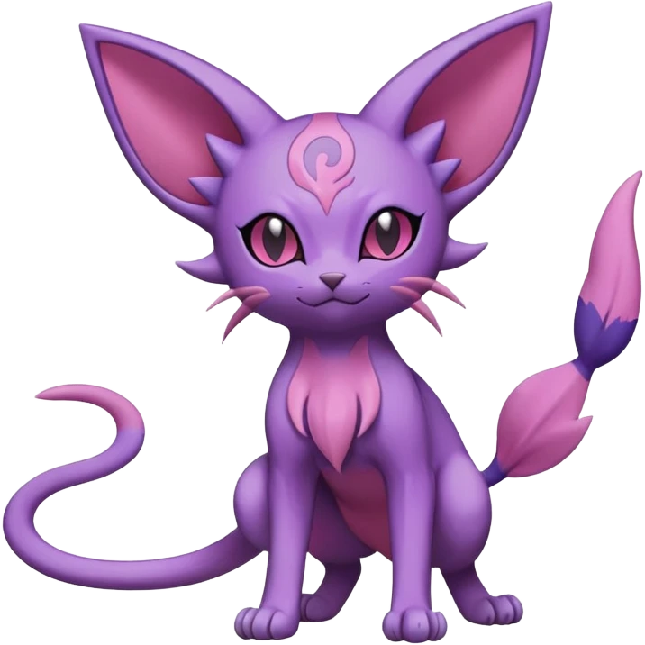 Purrloin-Espeon-Skitty-Pokémon-Fakémon-hybrid-creature (full body) emoji