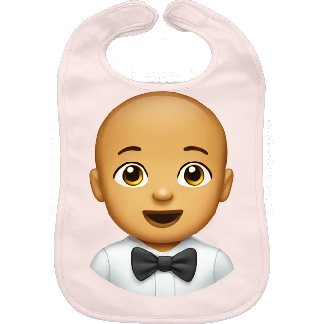 Baby bib emoji