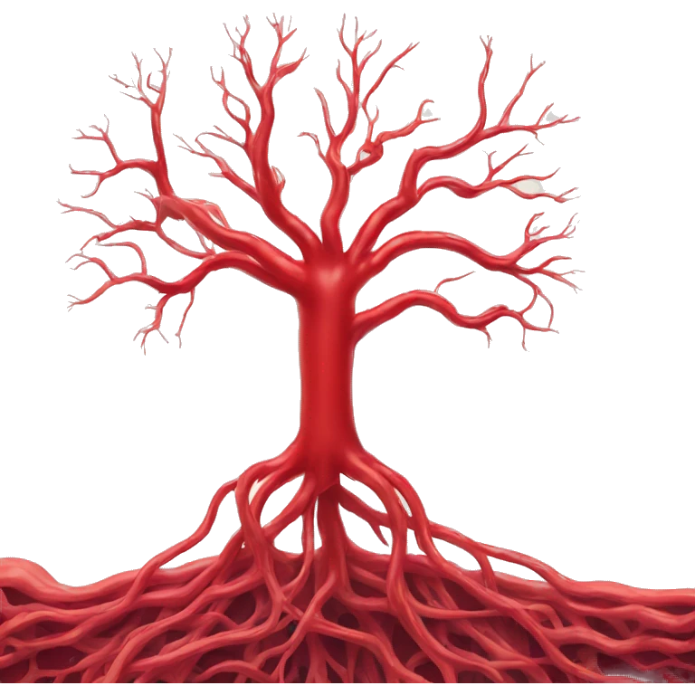 red blood vessels emoji