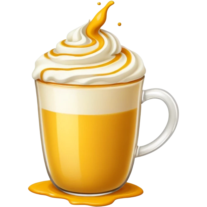 golden milk latte emoji