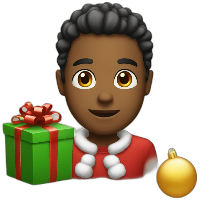 christmas gift emoji