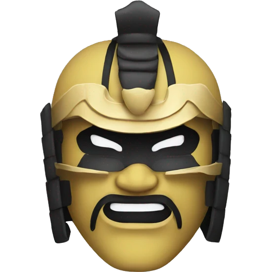 samurai mask emoji