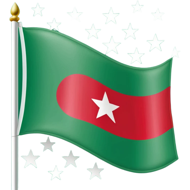 The flag of Chechnya emoji