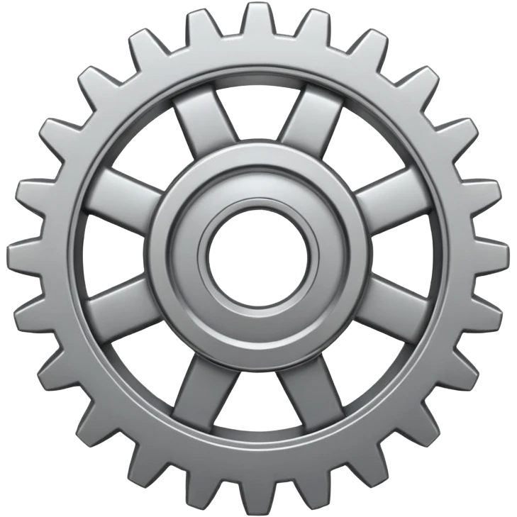 micro gear. emoji