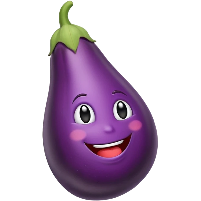 Emoji sucking eggplant  emoji