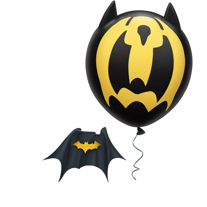 Batman balloon  emoji