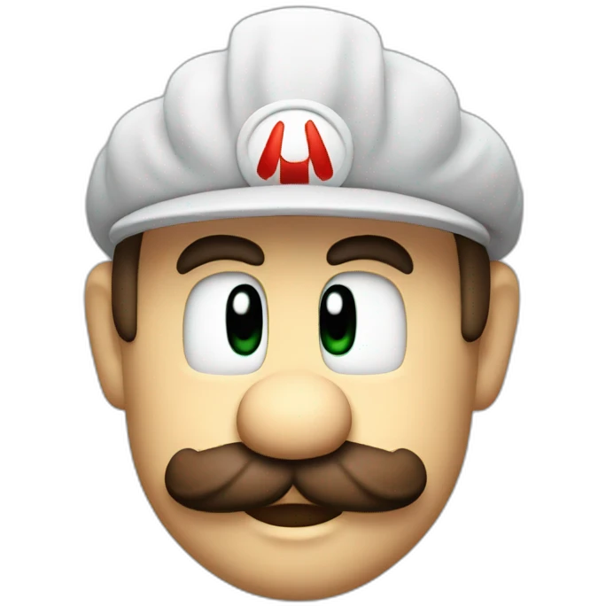 Mario head  emoji