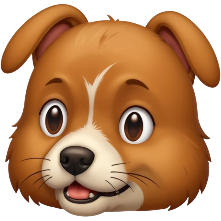 The dog is itching because of fleas, there are ticks and fleas around her emoji