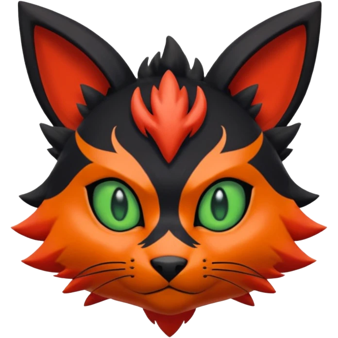 Nargacuga-Litten-Torracat-fusion-Fakemon-Pokémon-creature  emoji