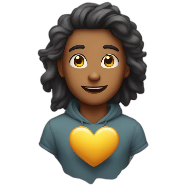 corazon con venda emoji