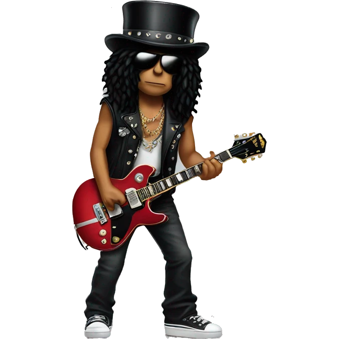 Slash from Guns'N'Roses surprised emoji