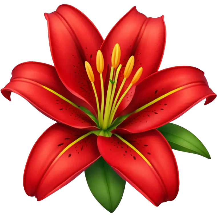 Red Lily emoji