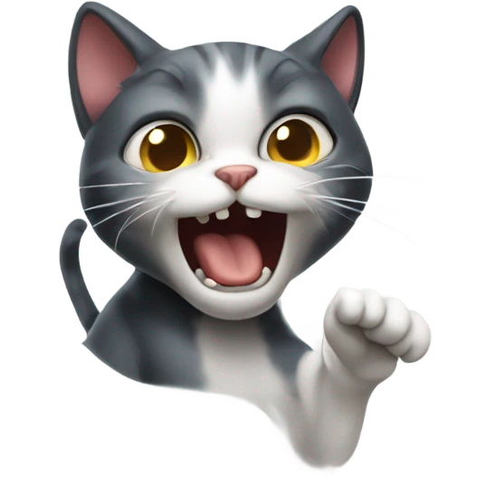 A cat throwing up emoji