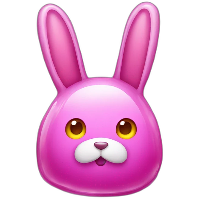 jelly rabbit with long ears emoji