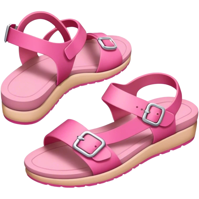 sandals pink emoji