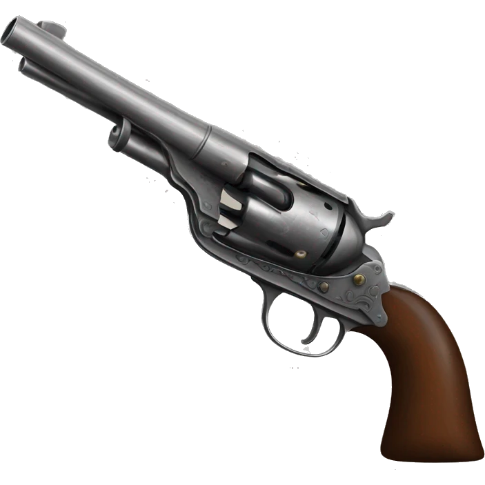 civil war revolver emoji