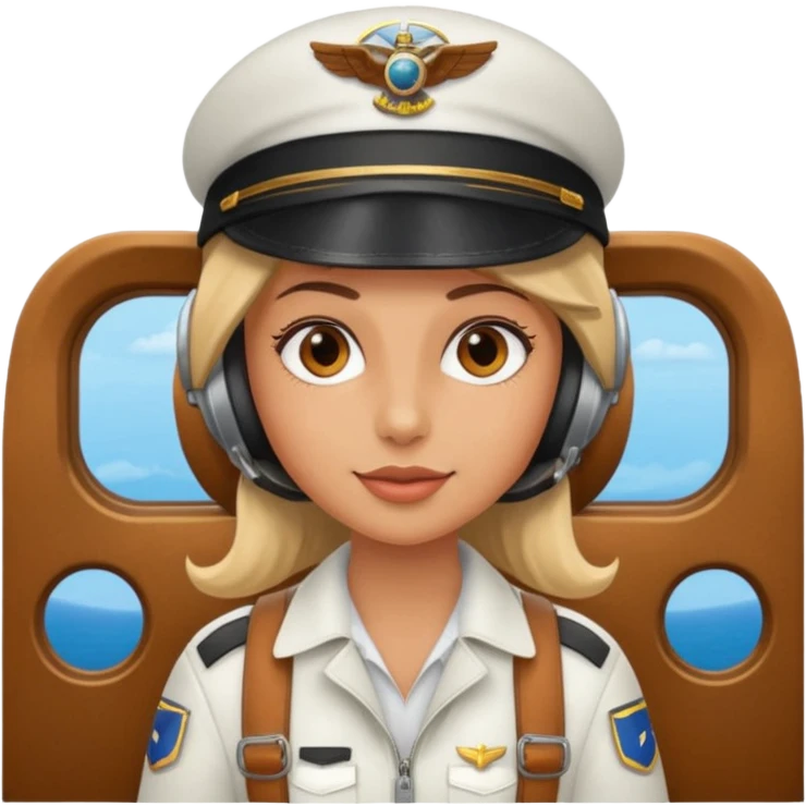Girl in plane emoji