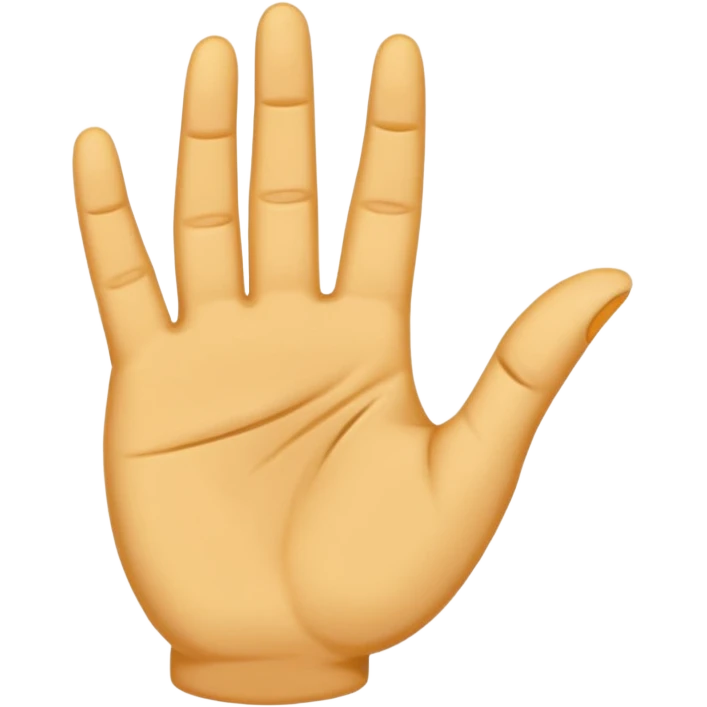 generate a good professional image for letter 'A' where it should be a emoji ,where 'A' is Indian sign language emoji