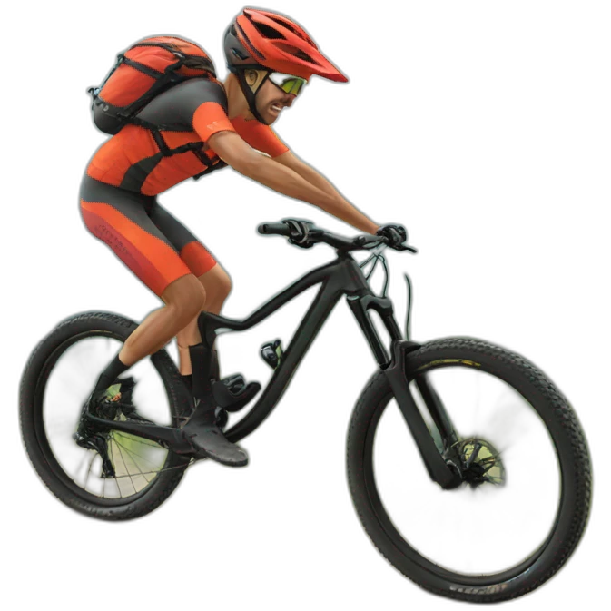 Vtt descente  emoji