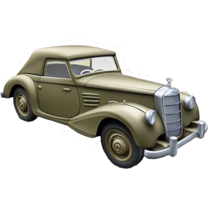  1943 hot wheels WW2 Mercedes German Staff Officer’s Car emoji