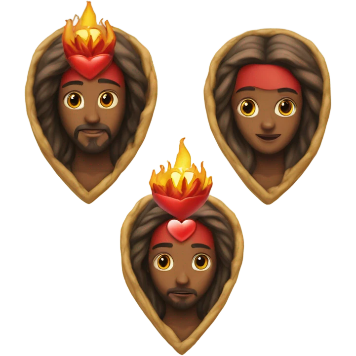 Sacred Heart of Jesus heart only emoji