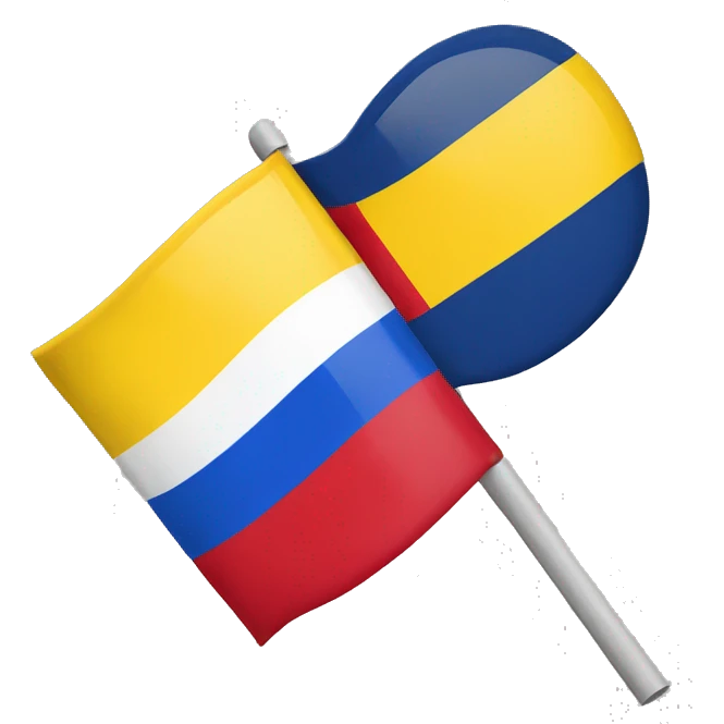Romania flag and Germany flag emoji