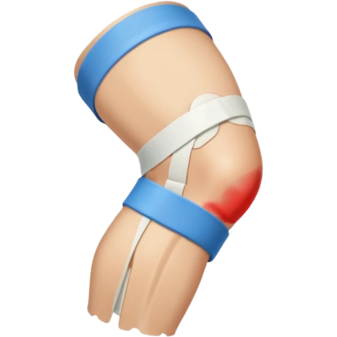 injured knee  emoji