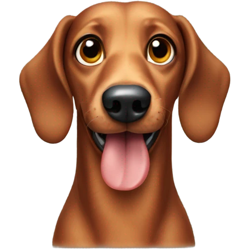 Sausage dog emoji
