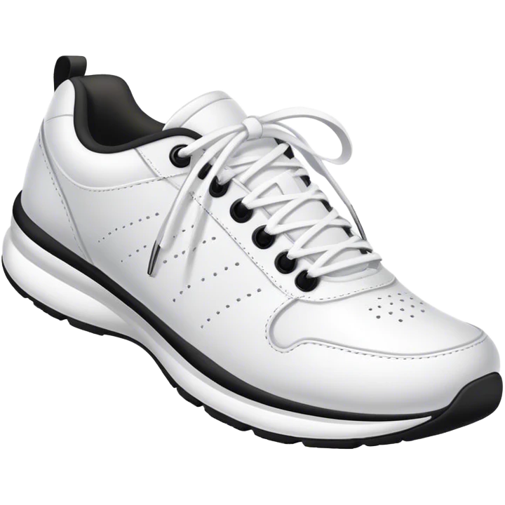 Athletic shoes with a smiling face emoji