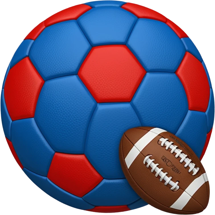football blue (#00A3E0) and red (#F9423A) emoji