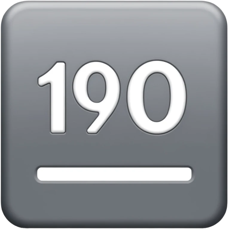 100  le nombre dans un carre gris emoji