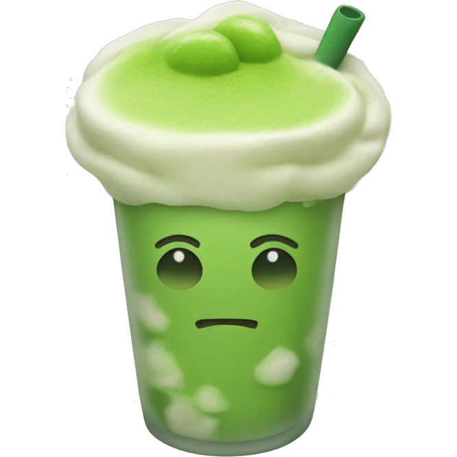 Matcha boba emoji
