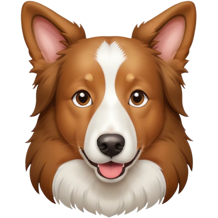Collie dog emoji