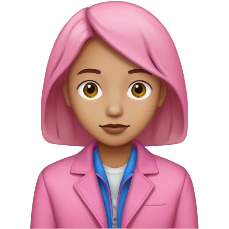 Haken in rosa  emoji