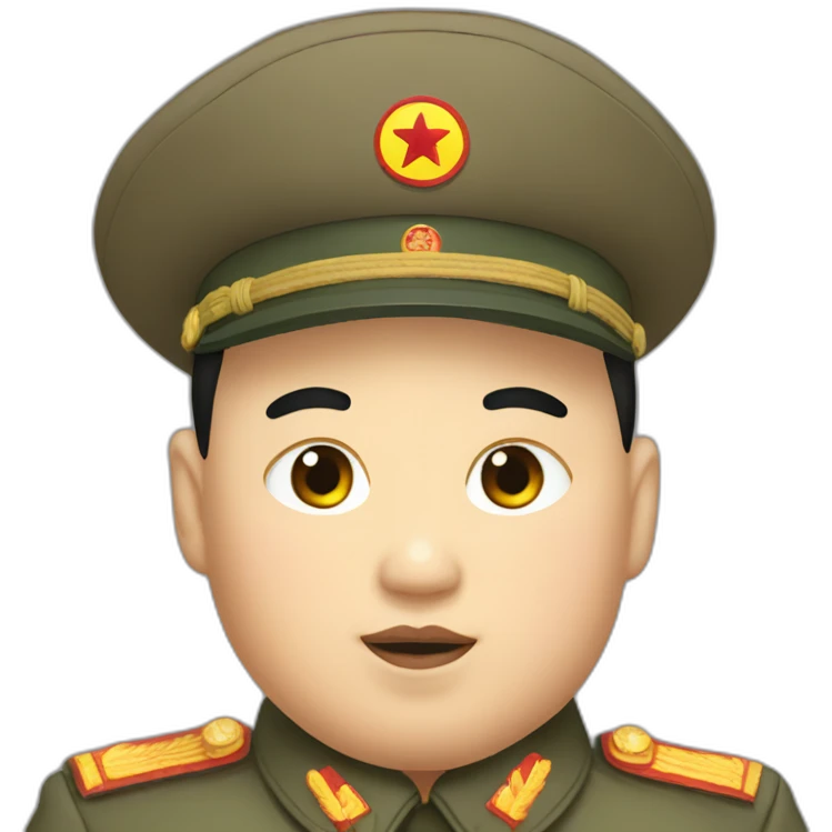 Kim jong un in a pride emoji